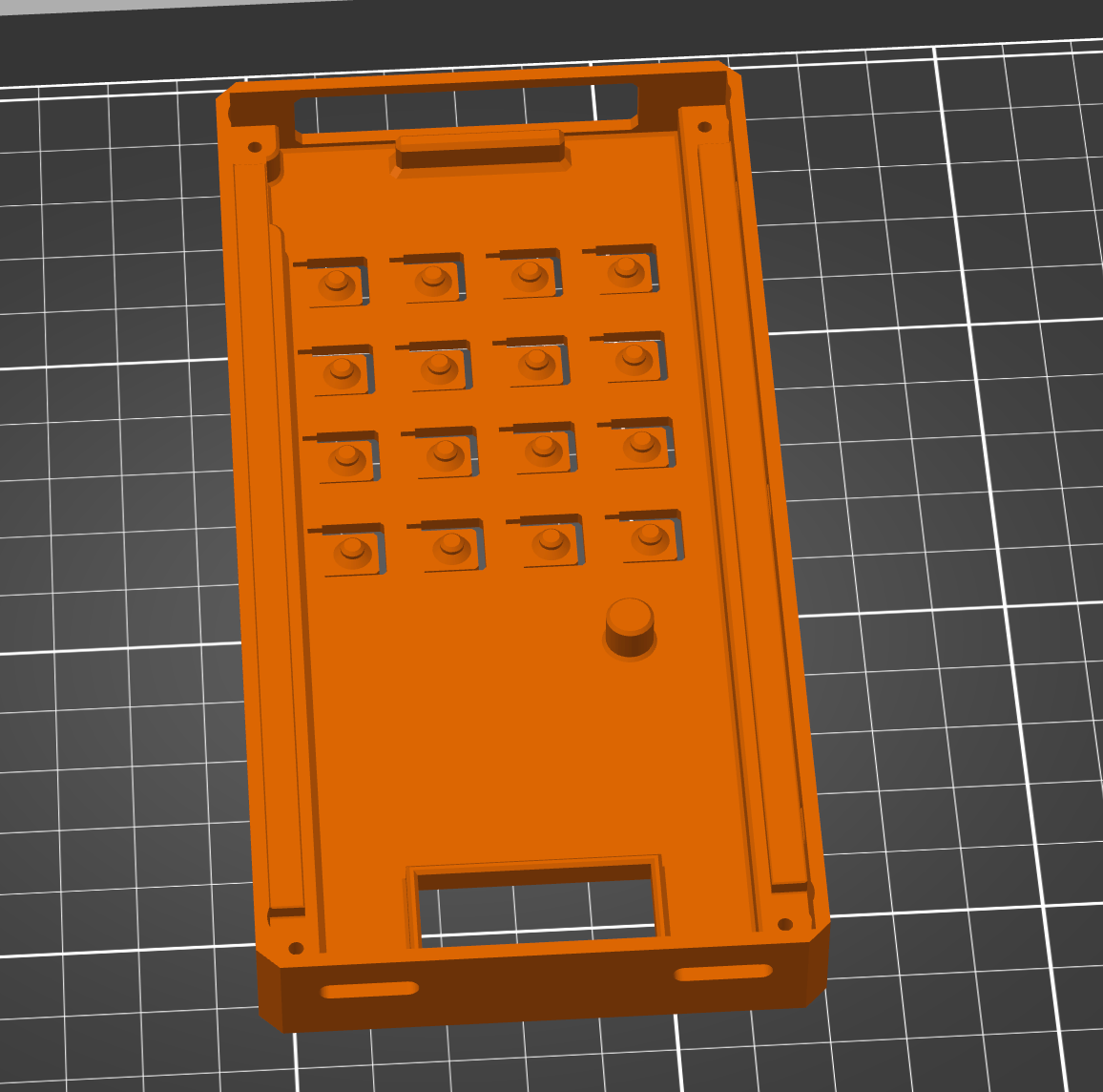 Print orientation for the front