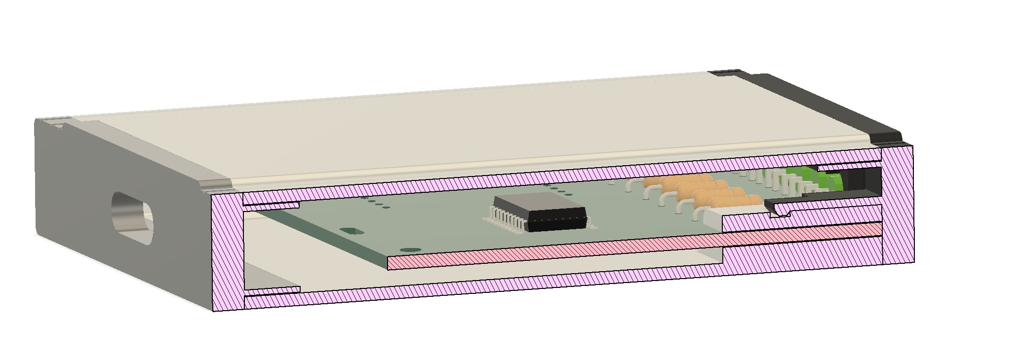 Modem CAD slice, side